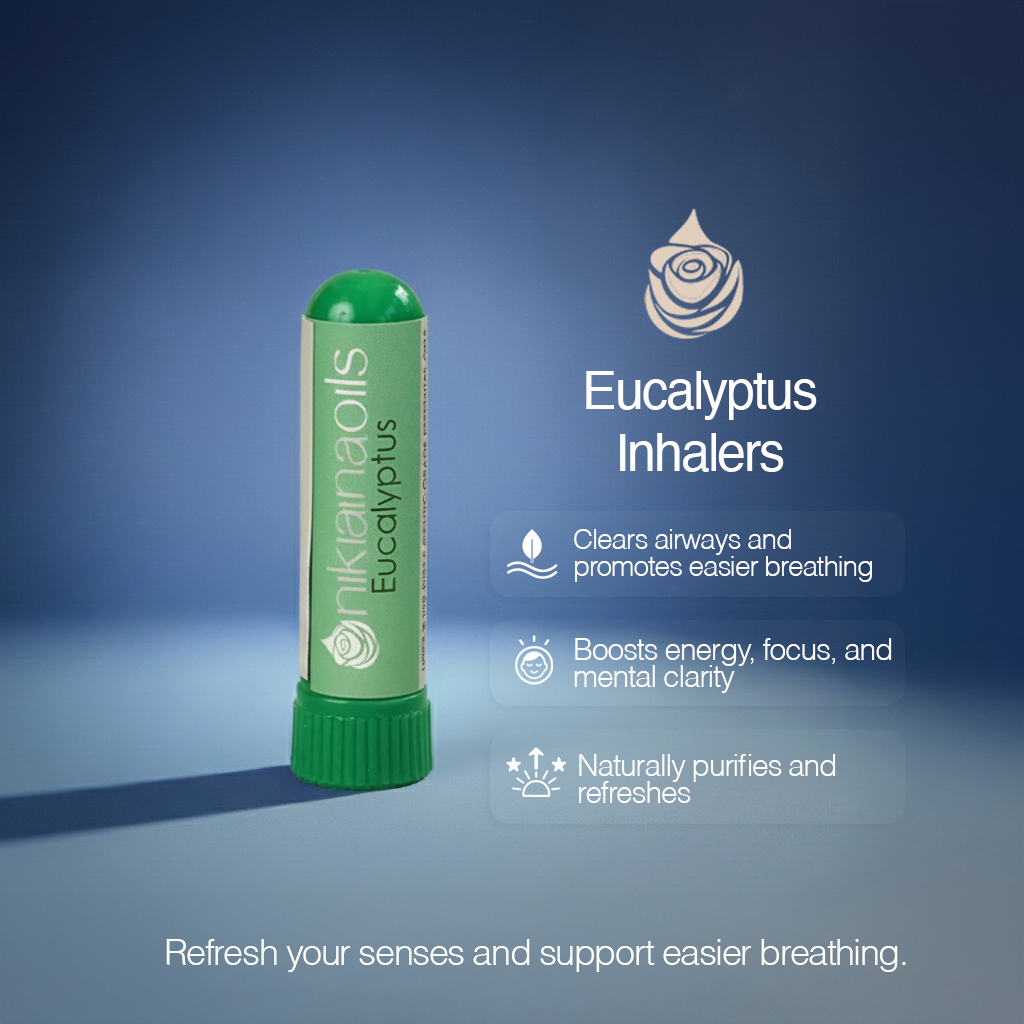 Nasal Inhaler Eucalyptus 100% Pure Essential Oil