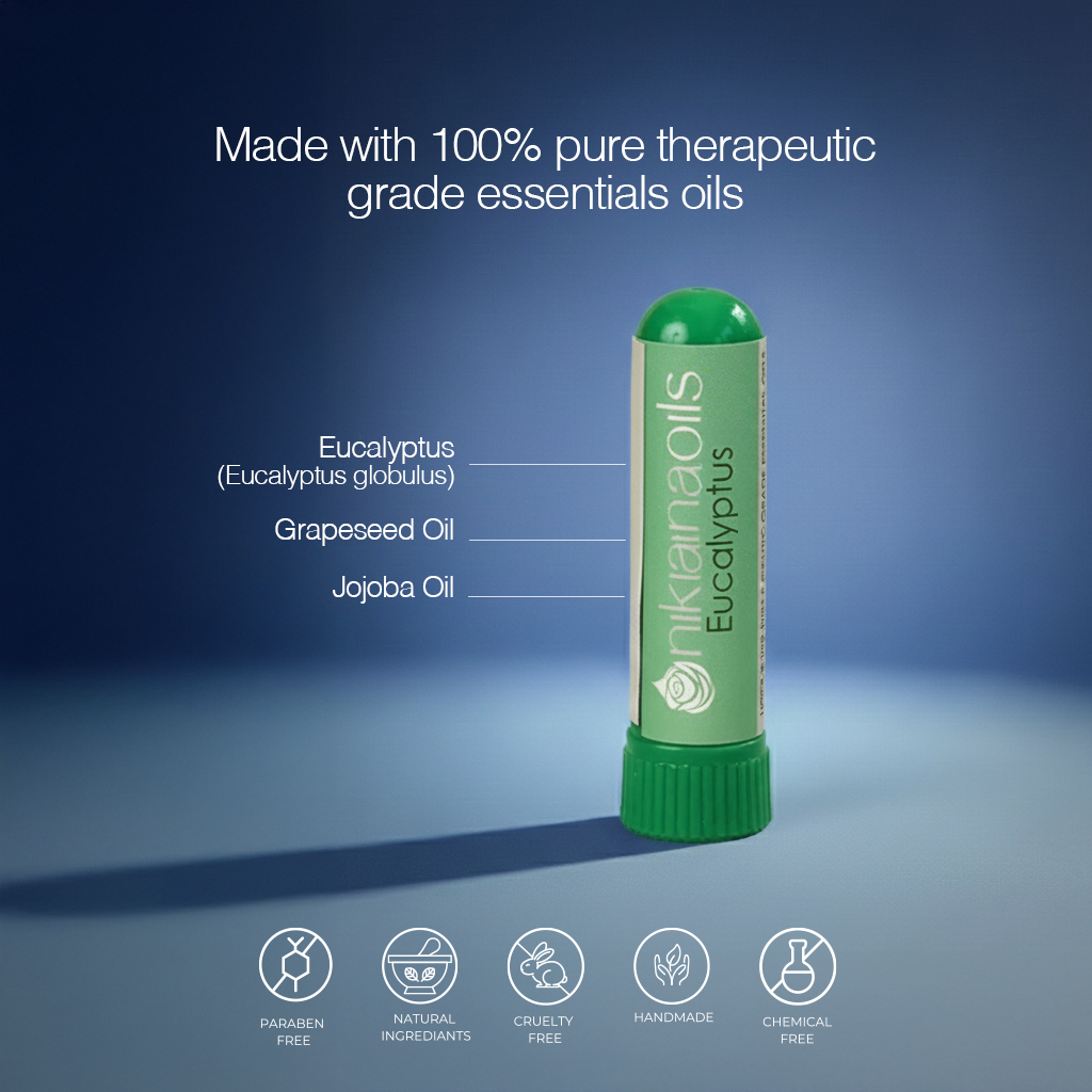 Nasal Inhaler Eucalyptus 100% Pure Essential Oil
