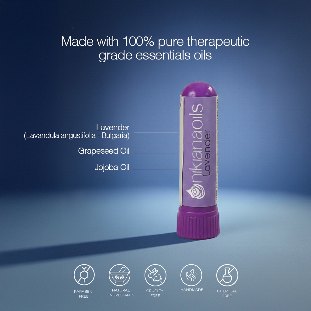 Nasal Inhaler Lavender 100% Pure Essential Oil