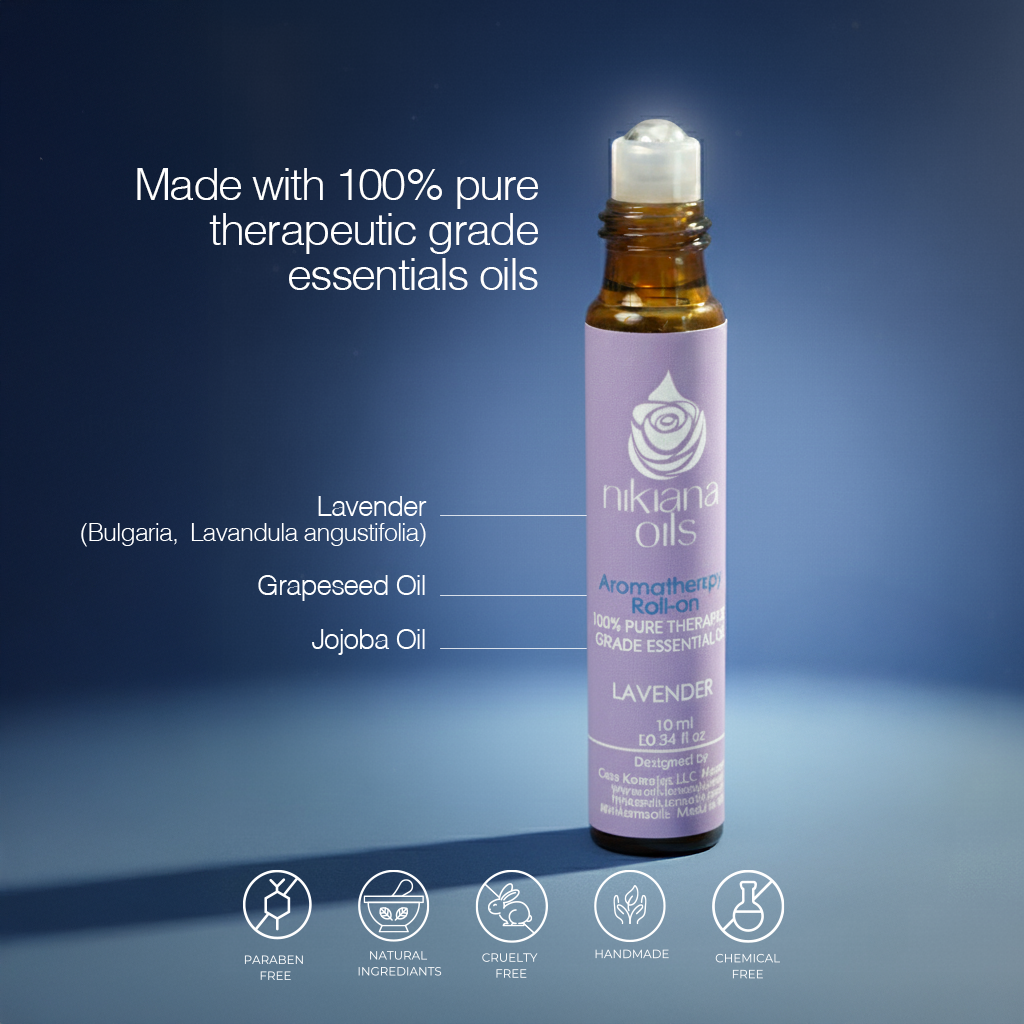 Lavender 100% Pure Essential Oil Roll-On