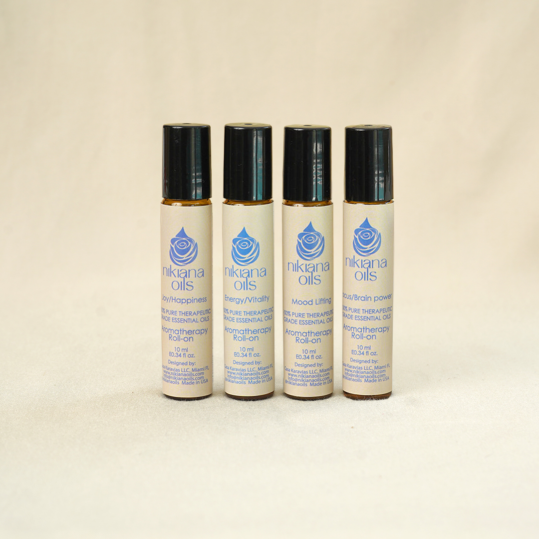 Aromatherapy Nasal Roll-Ons Energy Collection