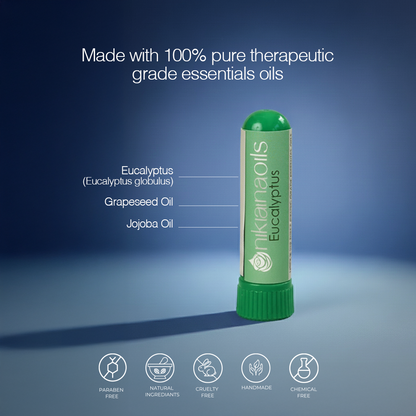Nasal Inhaler Eucalyptus 100% Pure Essential Oil